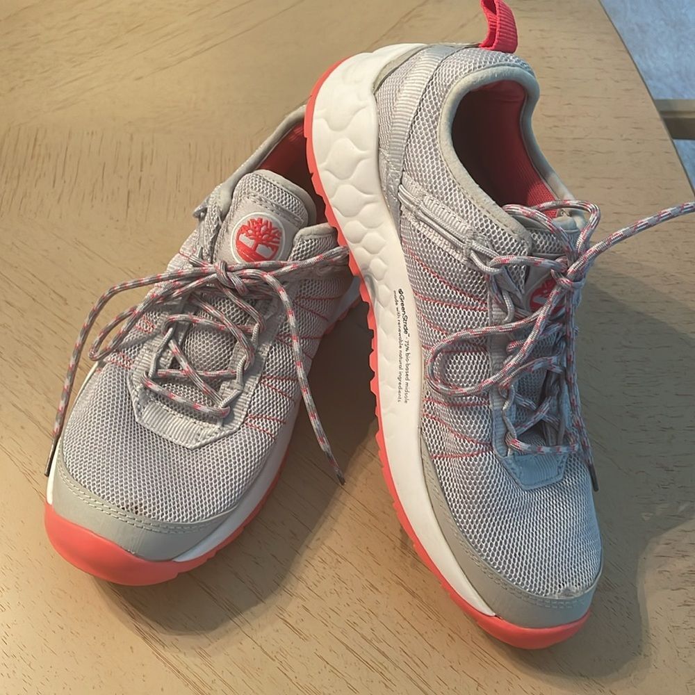 Timberland Solar Wave Low Women's Gray Lightweight Trail Hiking Sneaker A2BEV 8